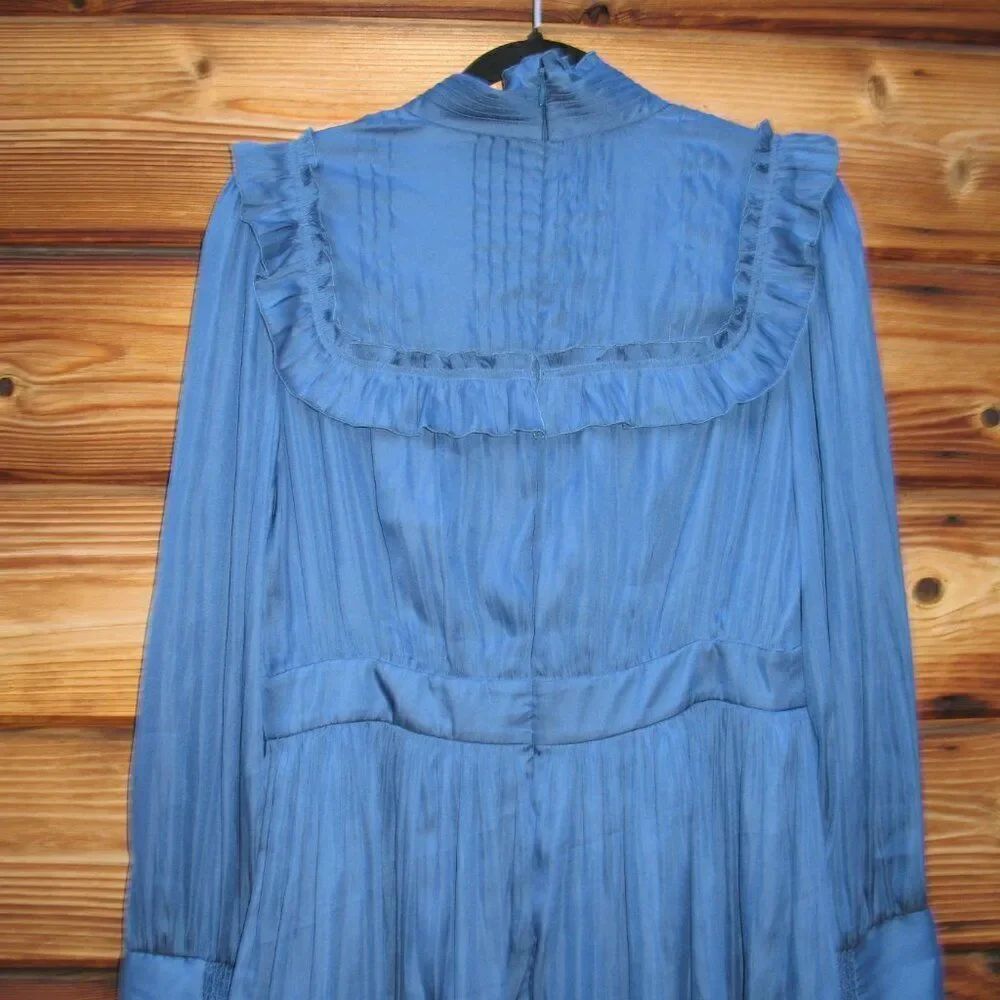 NWT Hunter Bell Ruffle Long Sleeve Mini Dress - Picture 9 of 12